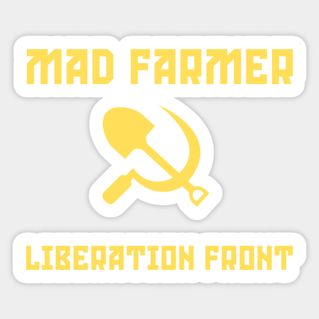 Mad Farmer Liberation Front Wendell Berry Sticker by thecamphillips